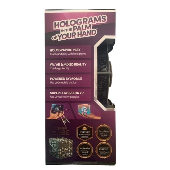 NWT MERGE CUBE, HOLOGRAMS IN PALM OF YOUR HAND - Picture 3 of 5